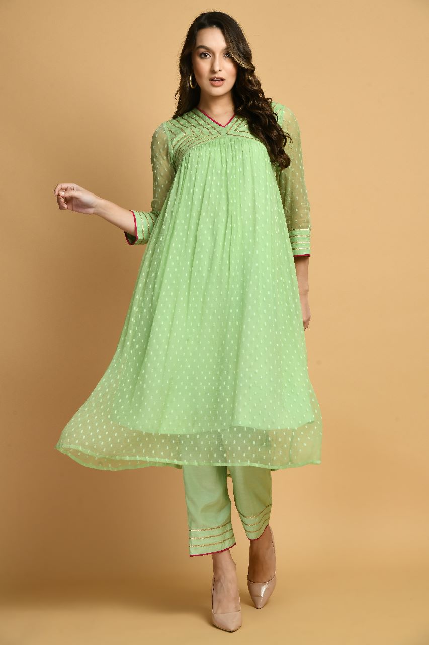 Grassroot Gota Kurta Set | Gota Patti Kurta Sets for women